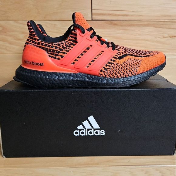 Adidas Ultraboost 5.0 DNA Shoe Sneaker Solar Red Core Black G54961 - Picture 10 of 12